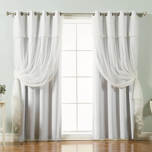 Amazon Com Best Home Fashion Umixm Tulle Sheer With Attached