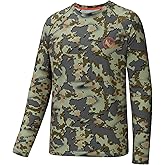 BASSDASH Men's Hunting Sun Shirt UPF 50 Lightweight Camo Performance Long Sleeve Stretch Fishing Hiking Tactical Tees