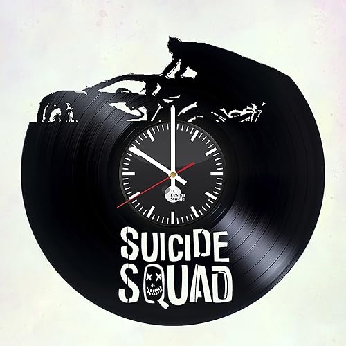 Amazon Com Suicide Squad Superheroes Vinyl Record Wall Clock