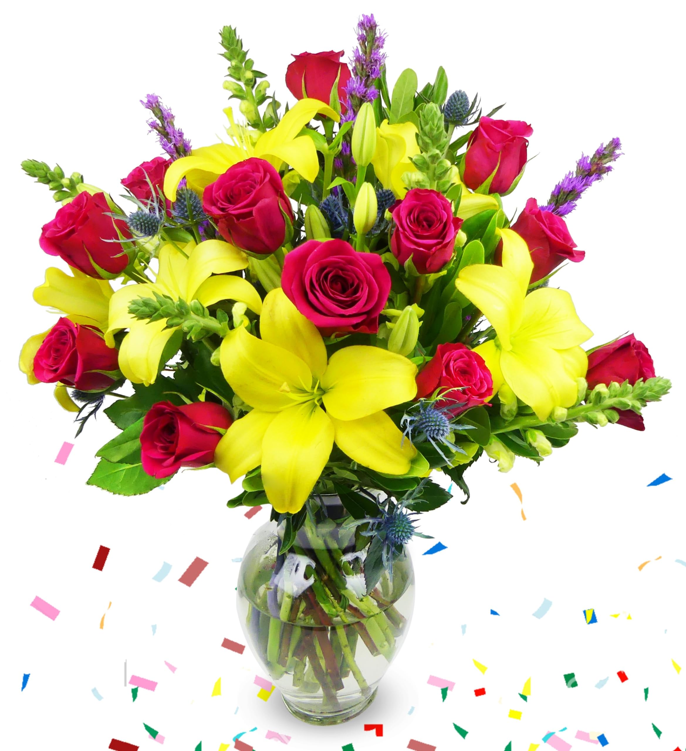 Benchmark Bouquets Joyful Wishes, Next Day Prime Delivery, Farm Direct