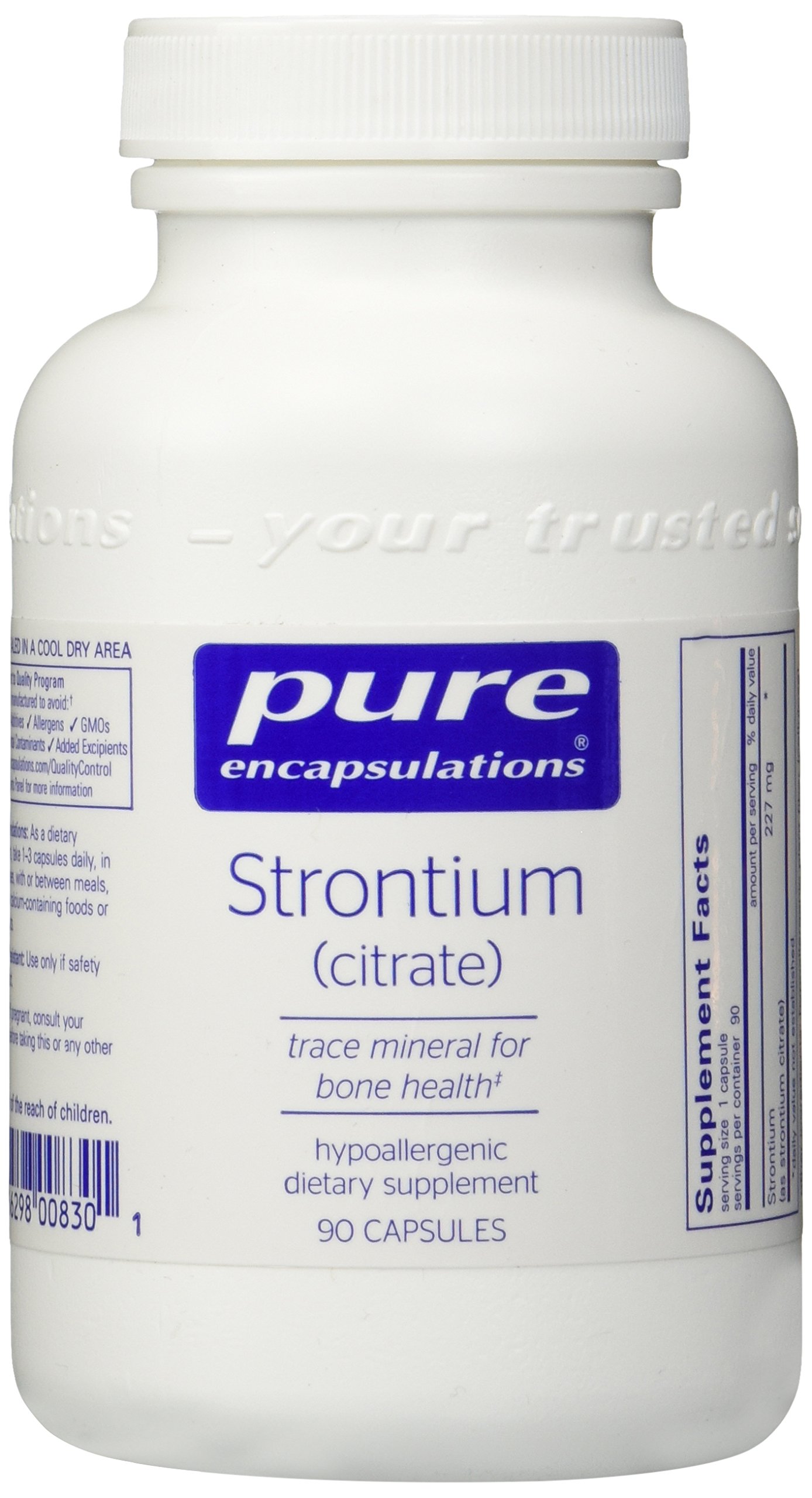 Pure EncapsulationsStrontium 227 mg 90 vcaps
