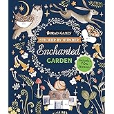 Brain Games - Sticker by Number: Enchanted Garden (24 Images to Sticker): Includes 2 Foil Sticker Sheets to Complete Each Image!