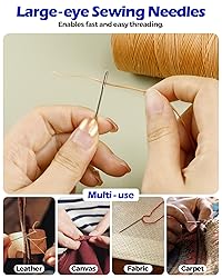 Leather Upholstery Sewing Waxed Thread: PLANTIONAL