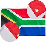 Runesol South Africa Flag 91 x 152 cm 4 Eyelets Premium Outdoor Indoor Flag view 4