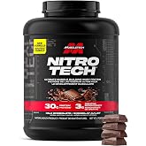 MuscleTech Whey Protein Powder - Milk Chocolate, 5LB (Pack of 1) | Nitro-Tech Ultimate Muscle Building Formula with Whey Prot
