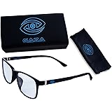 GAZA Computer Glasses - Blue Light Blocking Glasses for Reducing Digital Eyestrain/Fatigue, Better Sleep, Preventing Headaches - Increased Stamina, Performance & Productivity for Work/Gaming