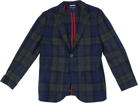 tommy hilfiger plaid coat