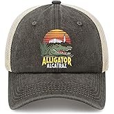 Alligator Alcatraz Islan Everglades Baseball Hats Running Cap for Men