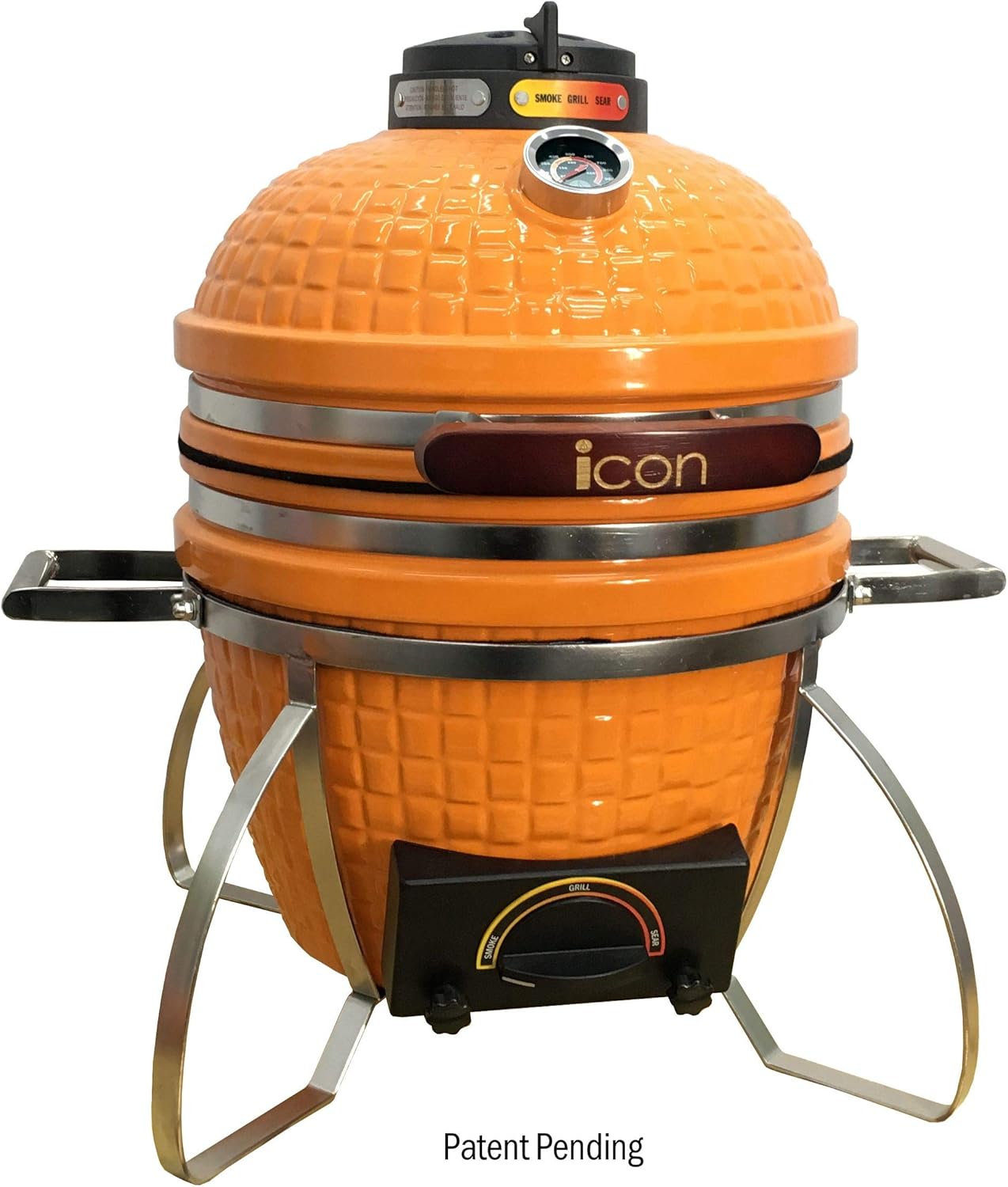 Review Vision Grills Kamado Icon 100 Series (Orange) Grills & Smokers