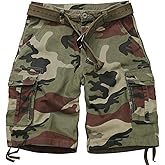 GSGGIG Cargo Short for Men, Relaxed Fit Camo Shorts, Outdoor Hiking Casual Work Bermuda Short with Multi Pockets