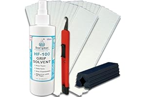 Brampton Golf Grip Kits for Golf Club Regripping with Premium HF-100 Grip Solvent