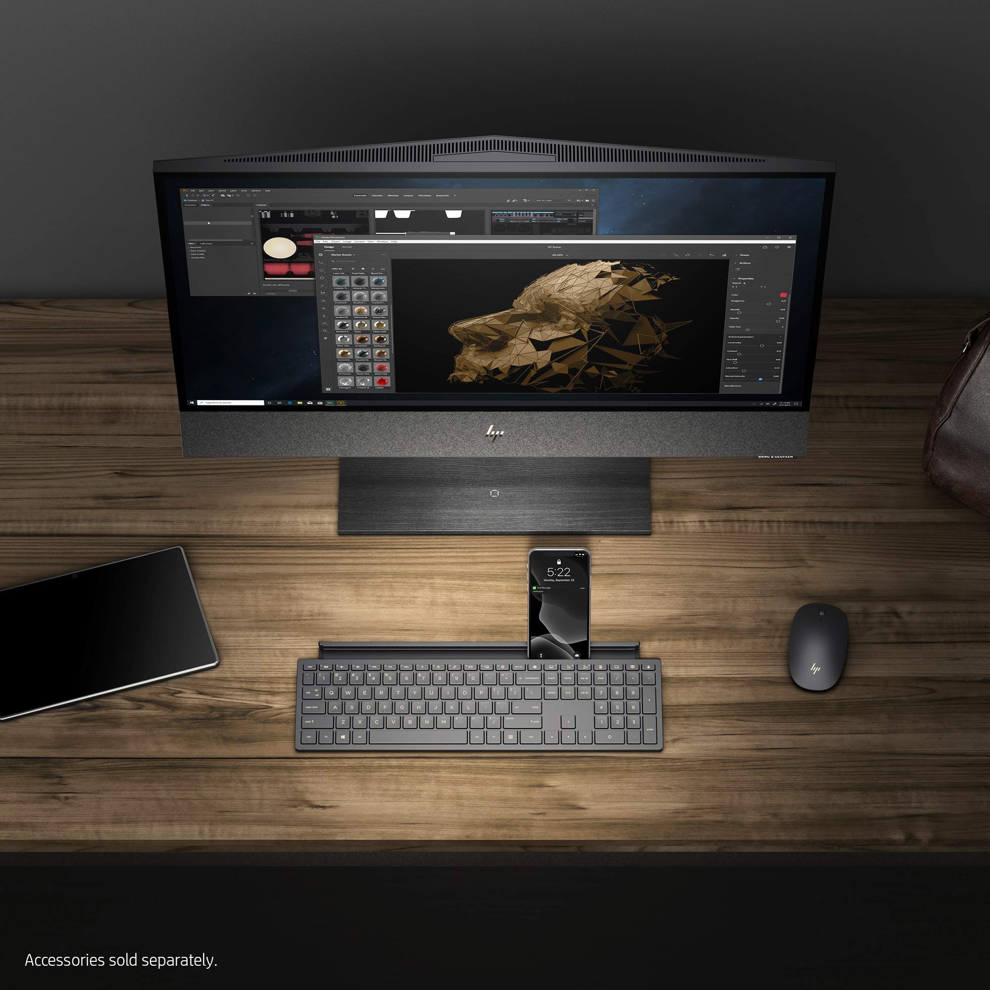 HP Envy 32 All-in-One Computer, 9th Gen Intel Core i7-9700 Processor, 4K UHD Monitor, NVIDIA GeForce GTX 1650 Graphics (4 GB), 16 GB RAM, 1 TB SSD, Windows 10 (32-a0010, Nightfall Black)