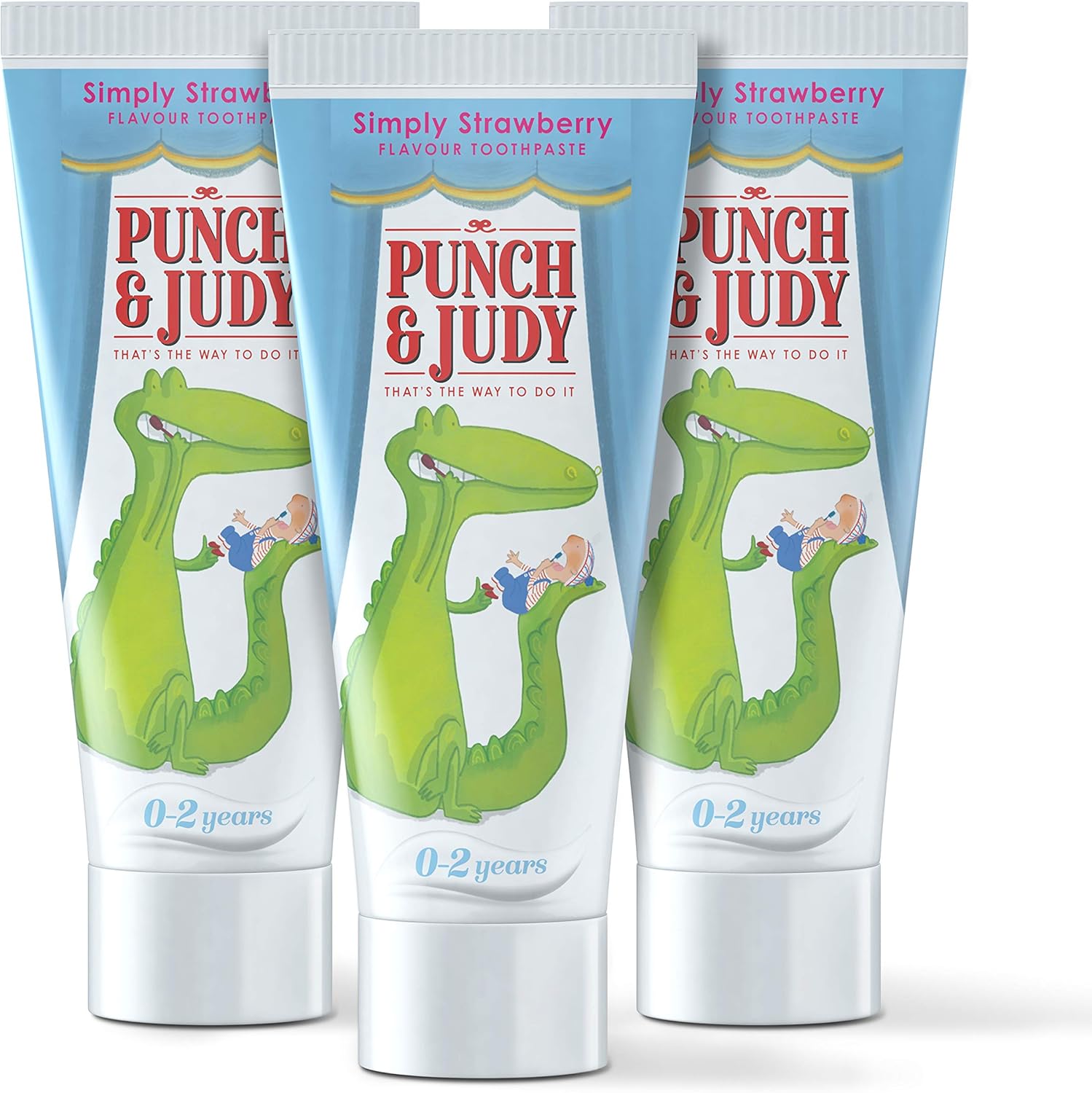 Punch & Judy Simply Strawberry, Gentle Strawberry Flavour Toothpaste