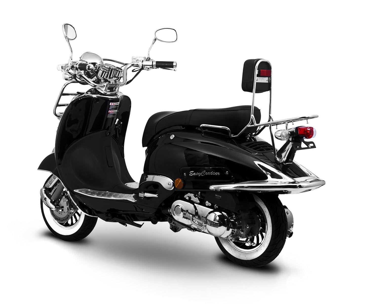 Roller Auto & Motorrad Retro Roller EasyCruiser Chrom 50 49 schwarz