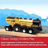 BRIO Mighty Gold Action Locomotive Battery Powered Train view 6