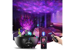 ARGIGU Star Projector,Galaxy Projector for Bedroom,Galaxy Light Projector with Remote Control & White Noise Bluetooth Speaker,Night Light Projector for Kids Room,Adults Home Theater,Living Room Decor