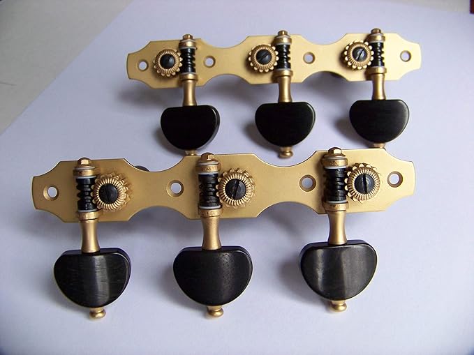 Rubner Classical Guitar Tuning MachinesSolid Brushed Brass
