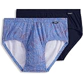 Jockey Elance Poco Brief- 2 Pack - 100% Cotton Underwear for Men