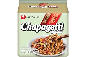 Nongshim Chapagetti, 5.9 oz (140 g) x 5 Packs