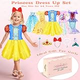 Dreamon Princess Costumes for Girls 5 Sets Dress Up Kit 3 4 5 6 Years view 7