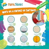 Paint Pop Paint Sticks 30 Pack Assorted Colours & Storage Tube Kids view 6