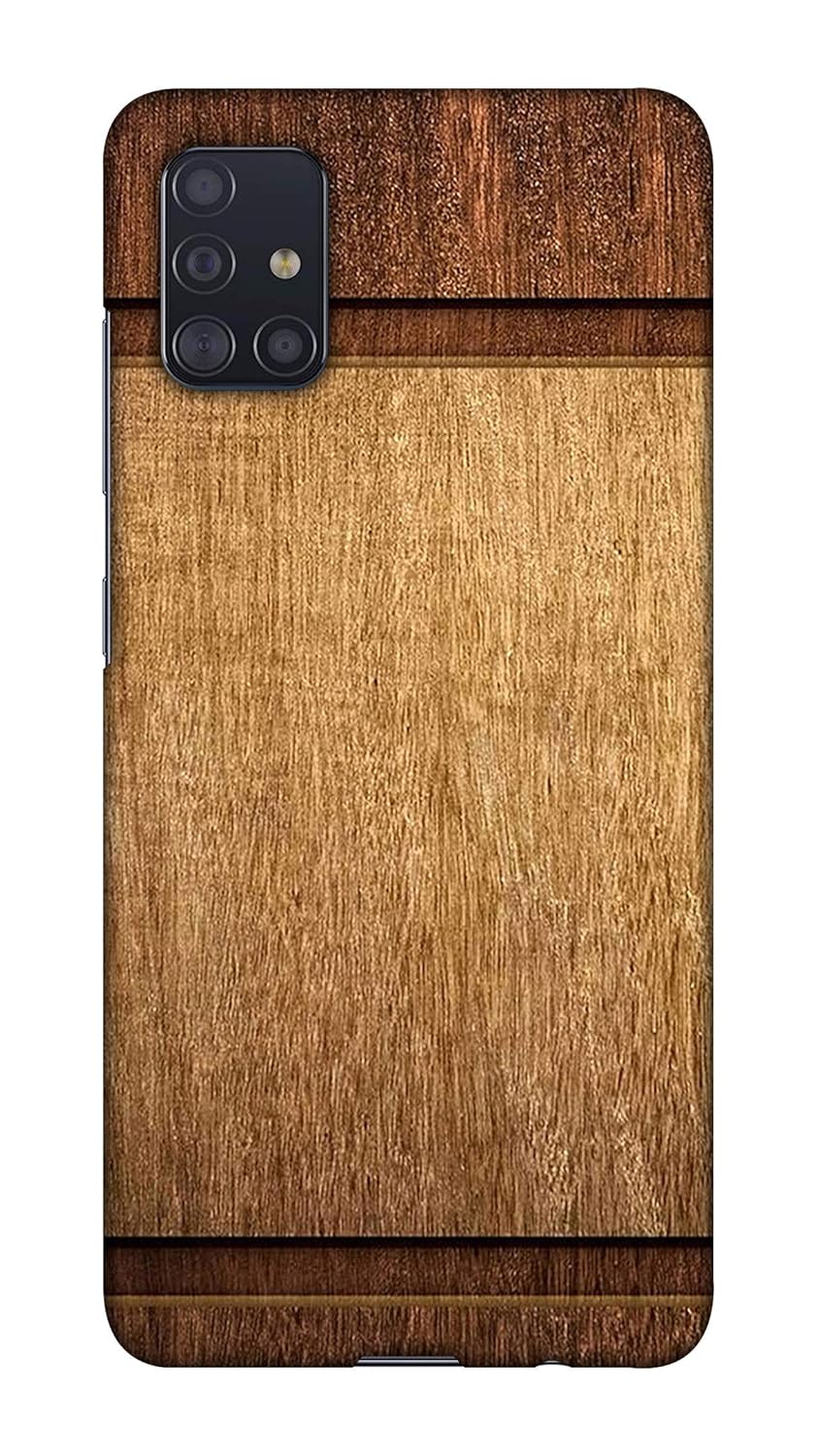 Blutec Wood Background Design Printed Polycarbonate Back Cover for