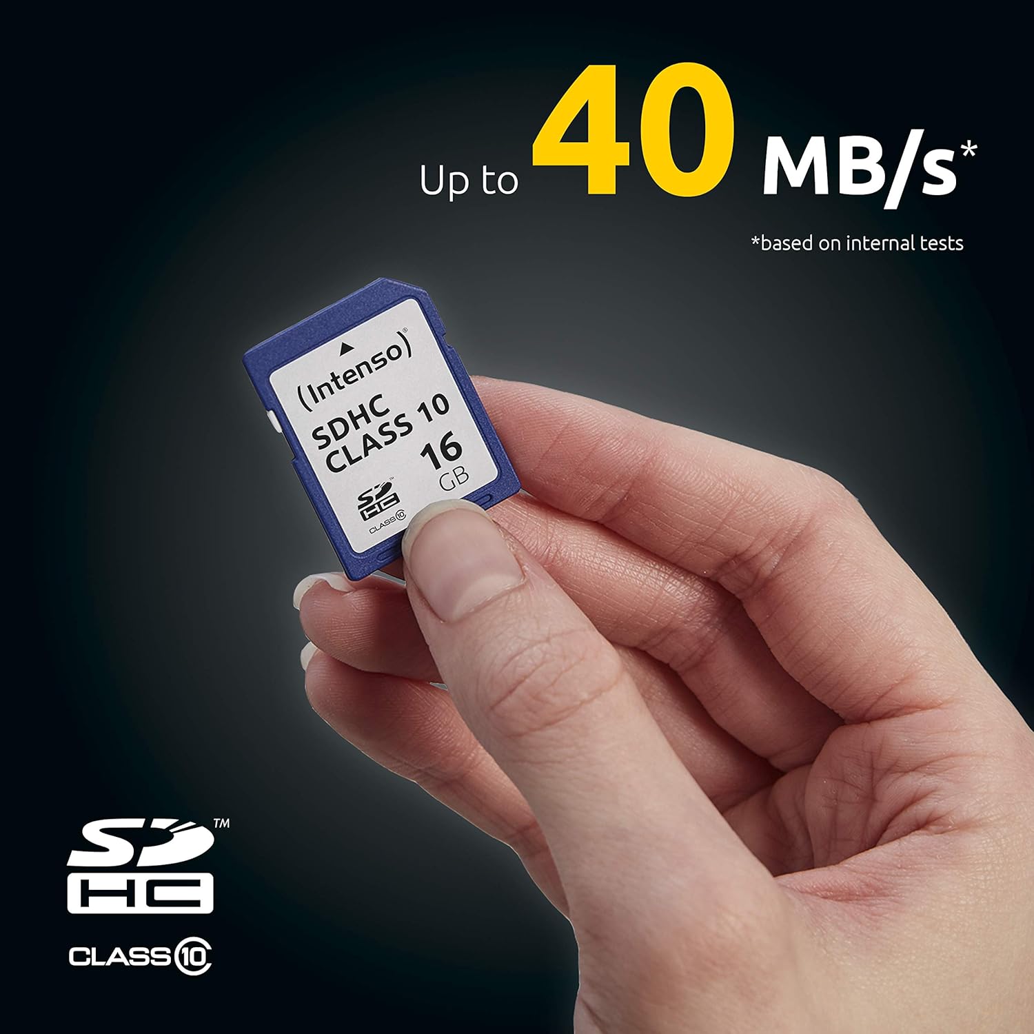 Intenso 3411470 16GB Class 10 SD Card, Blue, 16 GB - Image 5