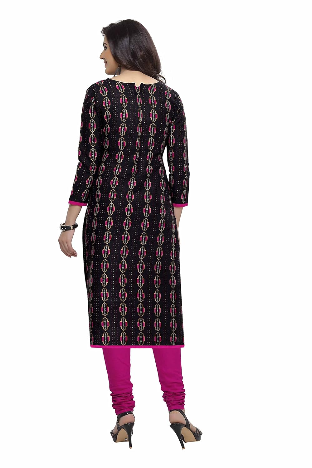 miraan women's dress material (band1607_black_free size)