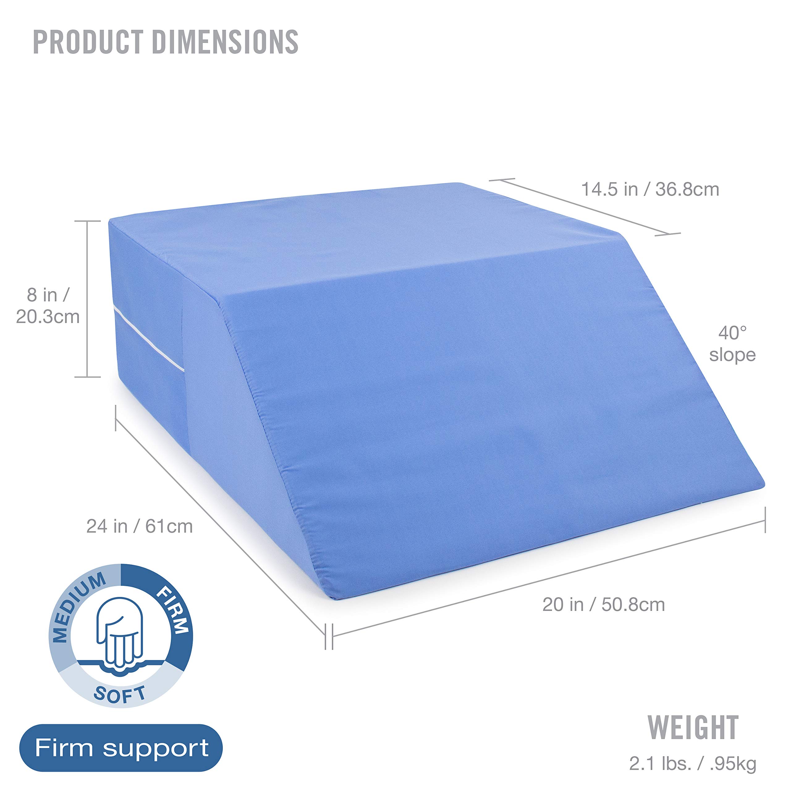 Dmi Ortho Bed Wedge Elevated Leg Pillow Supportive Foam Wedge