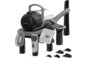 FurMe Original Pet Grooming Vacuum Kit - Cat & Dog Grooming Kit for Easy Pet Care at Home, Quiet & Safe Dog Hair Remover Machine with Brush, Clipper, Shedding & Cleaner Tools & 1L Canister