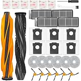 Bpbdzz 32 Pack Accessories for Dreame L60 Pro Ultra/ L60 Ultra PE | Includes 2 main brushes,6 mop pads,4 filters,6 bags,6 side brushes,6 scented tablets,1 cleaning brush＆1 screwdriver
