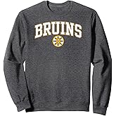 Boston Bruins Arch Over Dark Heather NHL Officially Licensed Sweatshirt