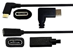 zdyCGTime Type c 3.1 Extension Cable 90 Degree USB