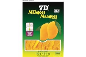 7D DRIED MANGO SNACKS 7D dried mangoes 140 Gram 5 Pack