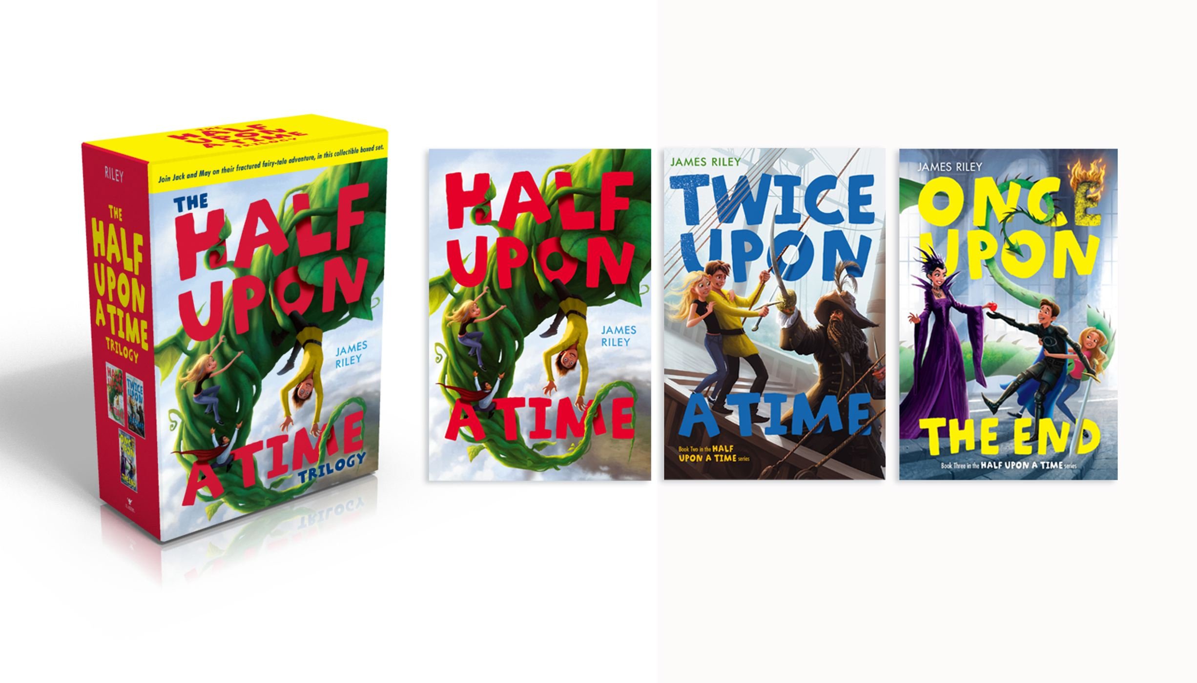 The Half Upon A Time Trilogy Half Upon A Time Twice Upon A Time Once Upon The End Riley James Amazon Com Books