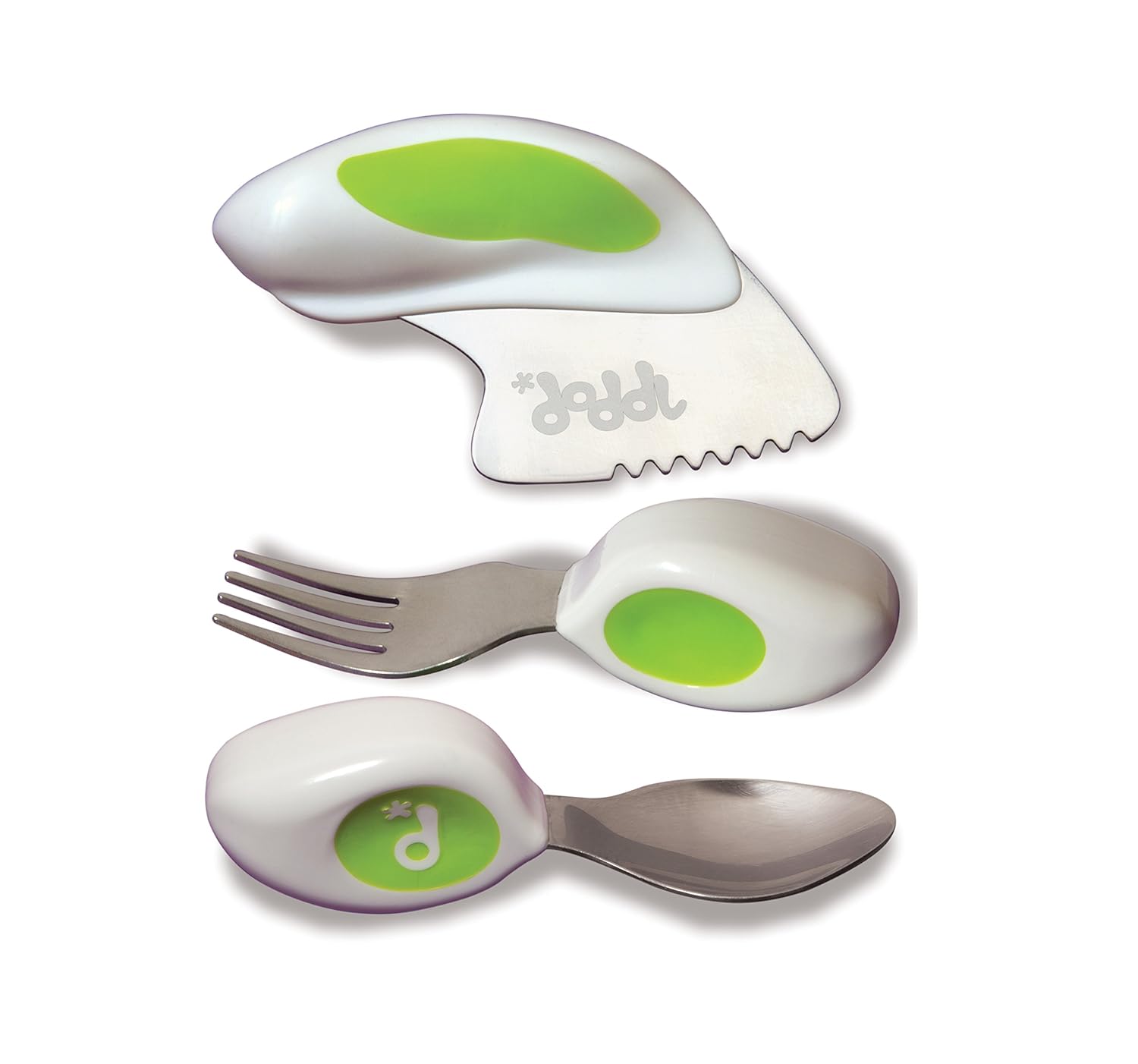 Doddl Cutlery Set for Children, Toddlers & Babies 12 Months +, 3 Piece