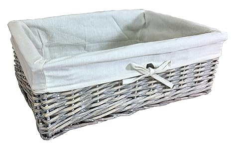 Pelican Weidenkörbe. Baumwolle gefüttert Körbe aus mit ganzen Willow