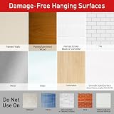 Command Large Brushed Nickel Metal Hook, Damage Free Hanging, 2.2kg Hold, view 8
