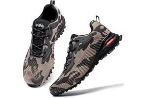 Kricely Men's Trail Running Shoes Fashion Walking Hiking Sneakers for Men Tennis Cross Training Shoe Outdoor Snearker Mens Casual Workout Footwear