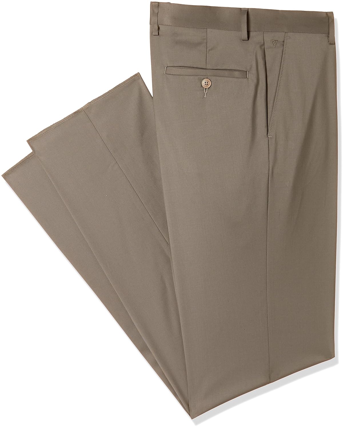 van heusen men's straight fit crepe formal trousers
