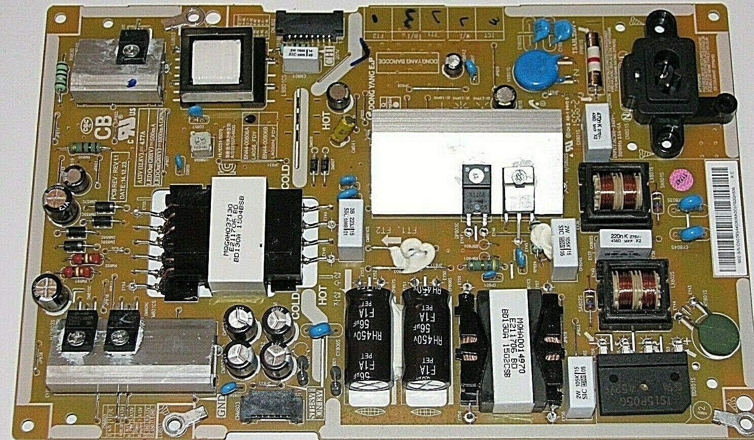 Waves Parts Genuine OEM UN40JU6500 Power Supply BN44-00806A