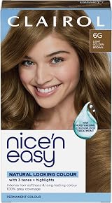 Clairol Nice'n Easy Crème Hair Dye 6G Light Golden Brown 1 Count