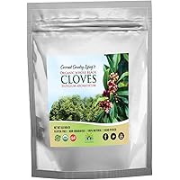 Organic Whole Cloves 1 lb Fair Trade in Mylar Bag w/ E-Book of Secrets of Cloves and Gourmet Recipes