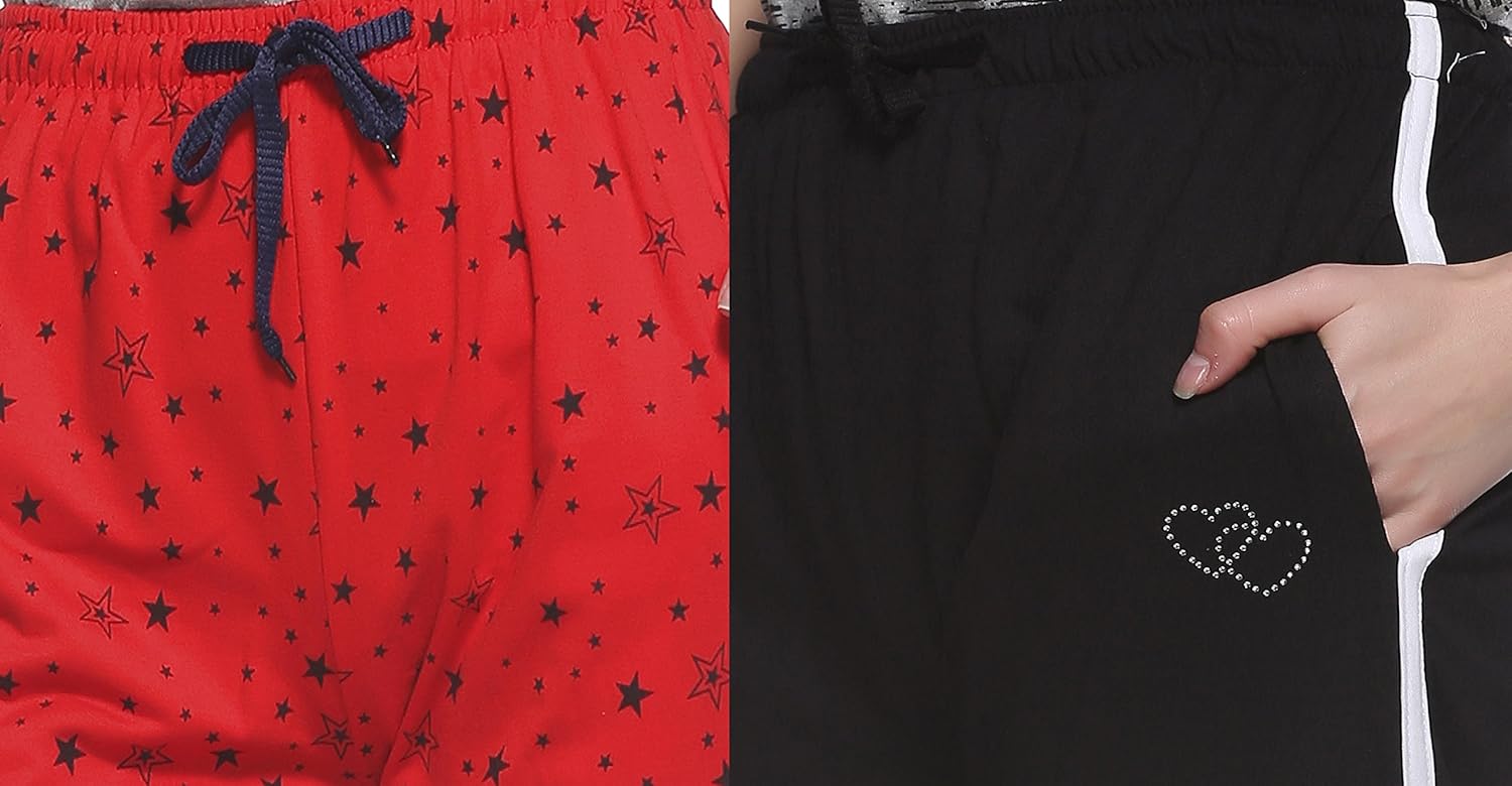 shaun women's cotton capri (pack of 2)