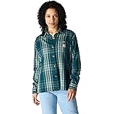 Carhartt Womens Tencel Fiber Series Loose Fit Twill Plaid Shirt