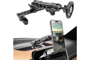 sukemichi Phone Mount for Dodge RAM Truck 1500/2500/3500 & TRX 2019+ Accessories, Dash Platform Phone Mount Fit 5"/8.4"/12"/1
