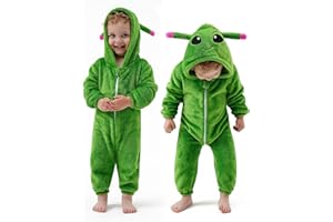DILUFUN Baby Infant Boys Girls Halloween Onesie Costume,Toddler Animal Onesie Cosplay Costume,Funny Warm Winter Outfit