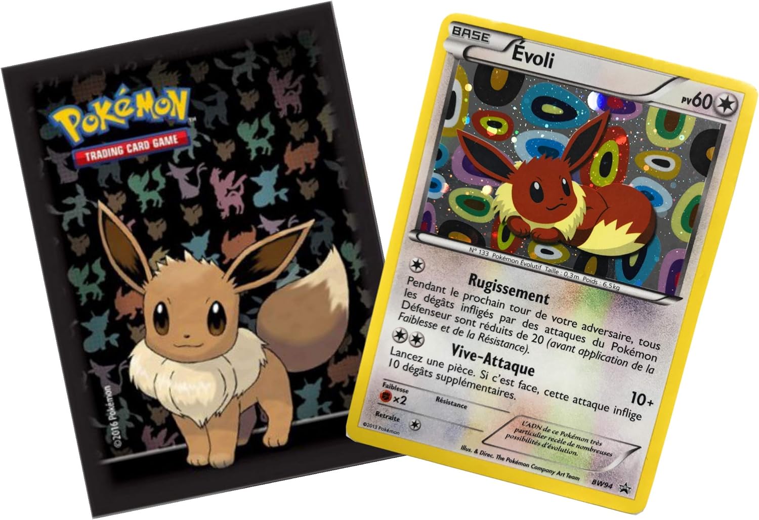 Carte Pokemon Evoli Bw94 Holo Rare En Version Francaise Avec Protege Carte Evoli Cartes A Collectionner Jeux Et Jouets Bhattbros Com
