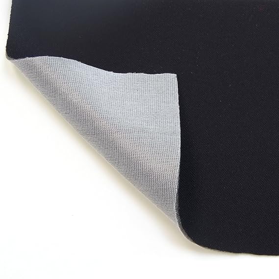 Neumann Handelsvertrieb Autohimmelstoff Himmelstoff Dachhimmel Bezugsstoff Polster (Schwarz)