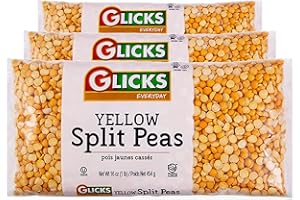 Glicks Yellow Split Peas, 16oz (3 Pack) | Great in Salads, Soups and Stews | Certified Kosher